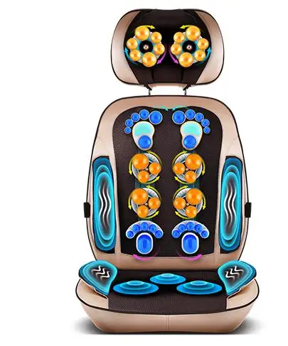 Cervical massage device neck massage pad waist full-body multifunctional pillow massage cushion household cushion cervical massage body neck back waist massage cushion body multi function pillow massage chair cushions home cushion