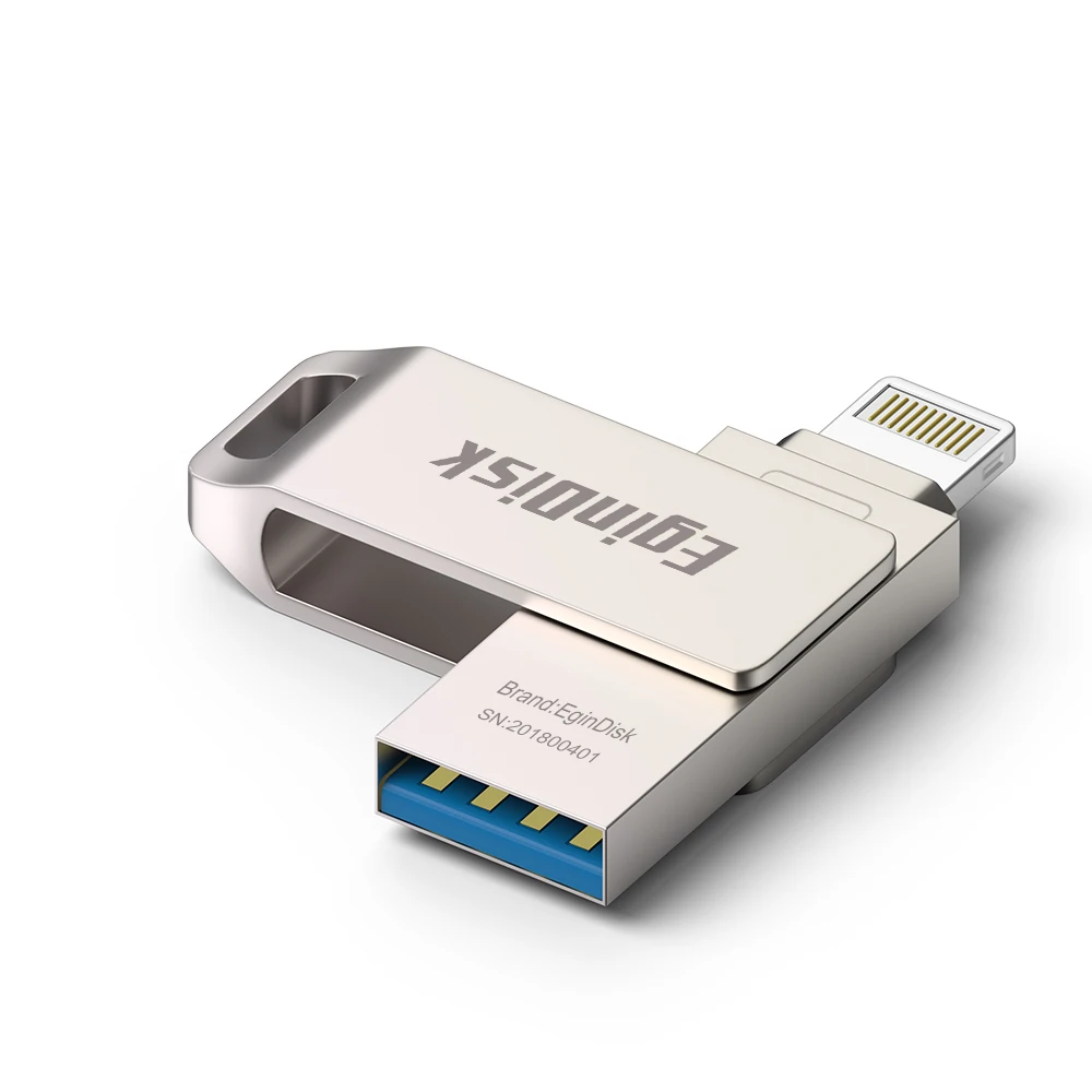 Usb флэш-накопитель для iPhone 5 5S 6 плюс S 7 Plus s 8 X и iPad флешки USB/Lightning диск на ключ 128 ГБ 64