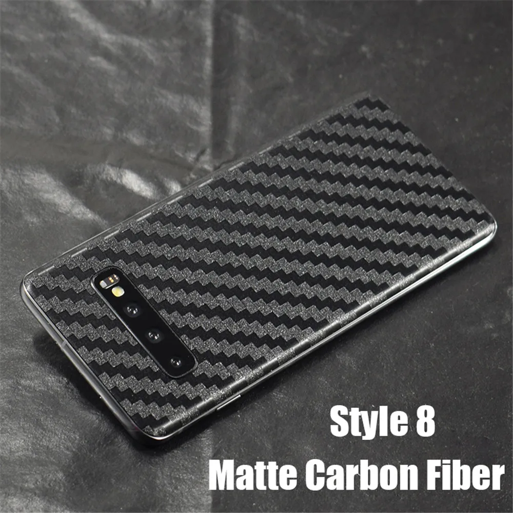 Back Cover Film For Samsung Galaxy S10 S9 S8 Plus Note 9 Note 8 Film Carbon Fiber Protective Sticker For Samsung S10 Plus S10e   (10)