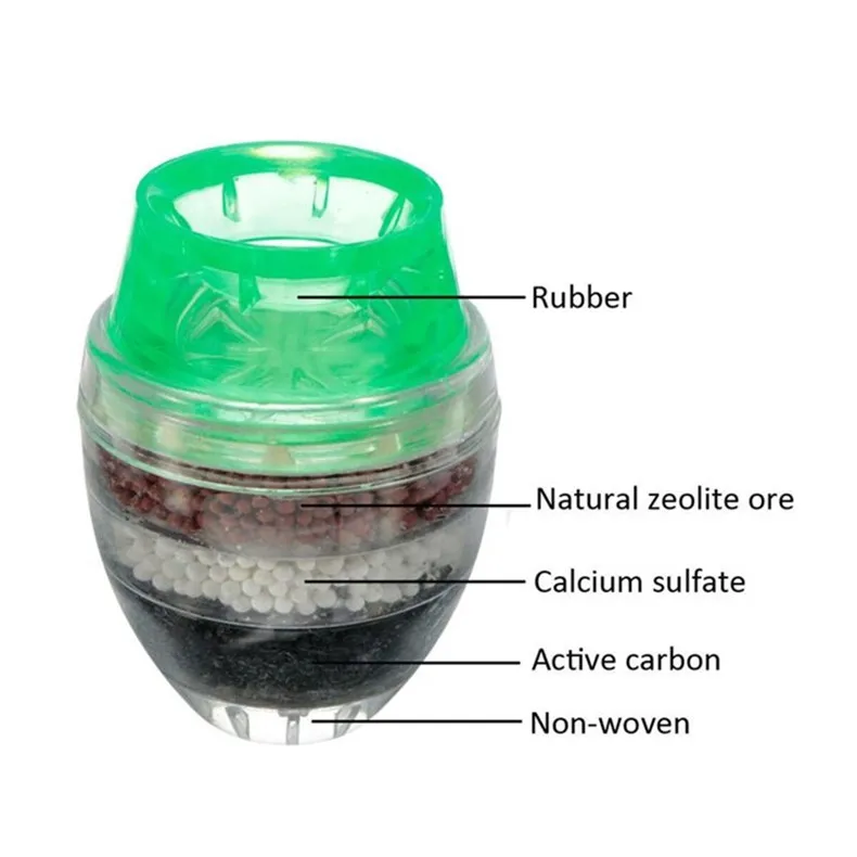 Кран-установленный очиститель воды мини гранулированный активированный уголь Тип очиститель воды Кухня очиститель воды Простота в использовании