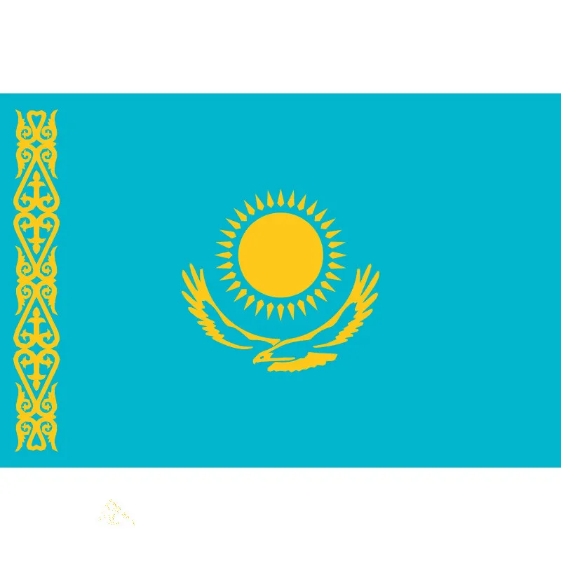 90*150 см/60*90 см/40*60 см/15*21 см Государственный флаг Казахстана полиэстер баннер для
