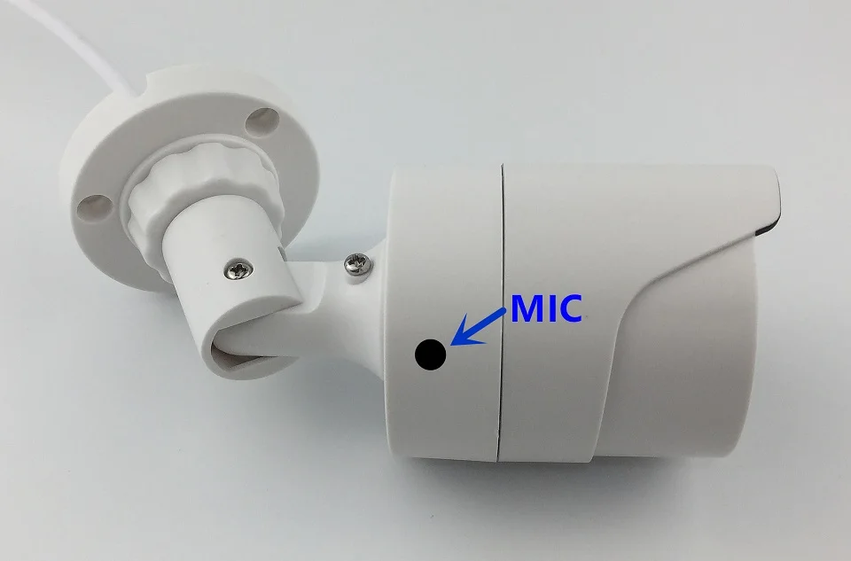 Sony IMX307+ 3516E IP Bullet камера интегрированный микрофон аудио H.265 1920*1080@ 25fps Низкая освещенность IRC Аудио 48 в PoE Onvif CMS XMEYE