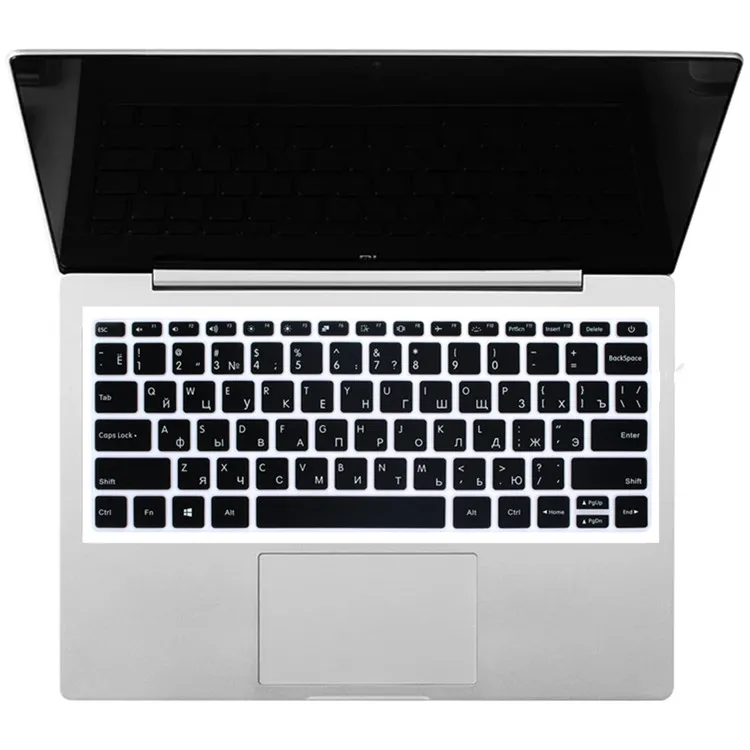 Силиконовый чехол для русской клавиатуры для ноутбука Xiaomi mi Air 13,3 дюймов, Защитная пленка для клавиатуры для Xiao mi 13, синий, серебристый