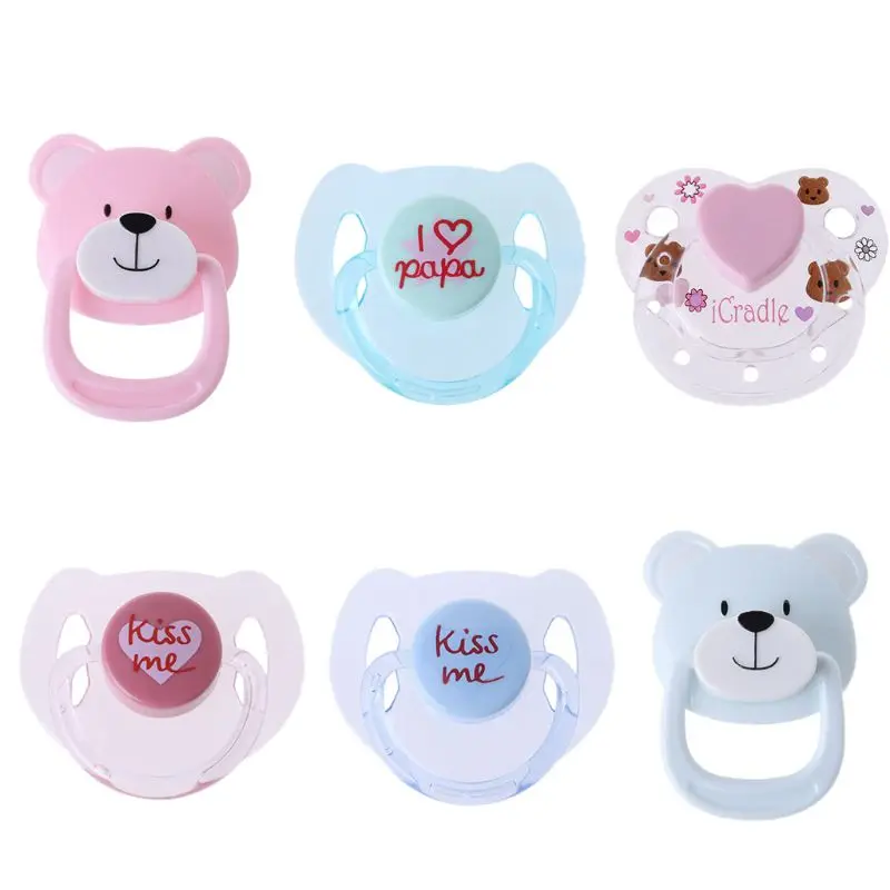 New 6 styles Magnetic Pacifier Accessories For Reborn Baby Doll Supplies - 2