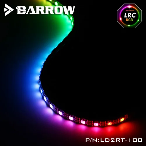 

Barrow v2 LD2RT-50/100 12V multiple color lighting strips, chassis built-in , self-adhesive soft , waterproof , Trim the length