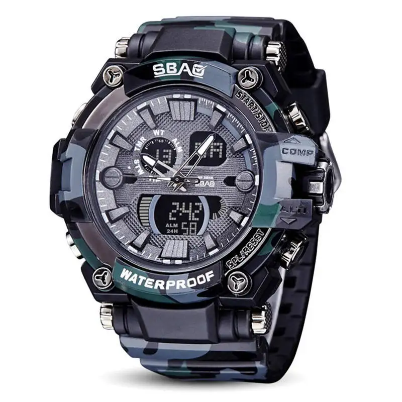 Online Berenang Merek Baru Militer Jam Tangan Pria LED Digital Watch G Gaya Watch Tahan Air Olahraga S SHOCK Jam Tangan untuk Pria hijau Relojes Makam