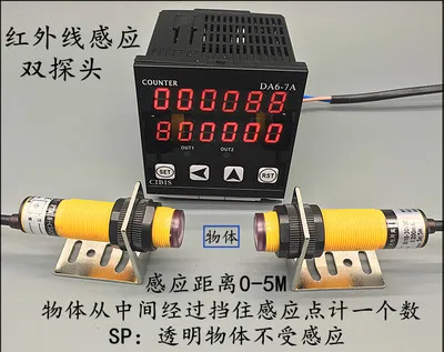 デジタルディスプレイ付きインテリジェント電子カウンターマシン,出力