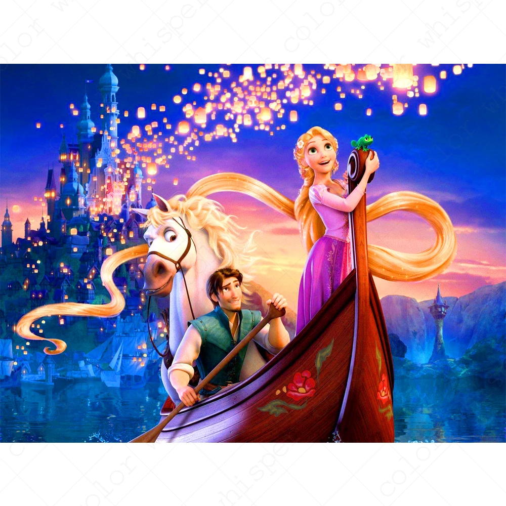 

Full Square 5D DIY Diamond Painting"Princes Princesses"3D Daimond Painting Embroidery Cross Stitch Mosaic Rhinestone LE01122