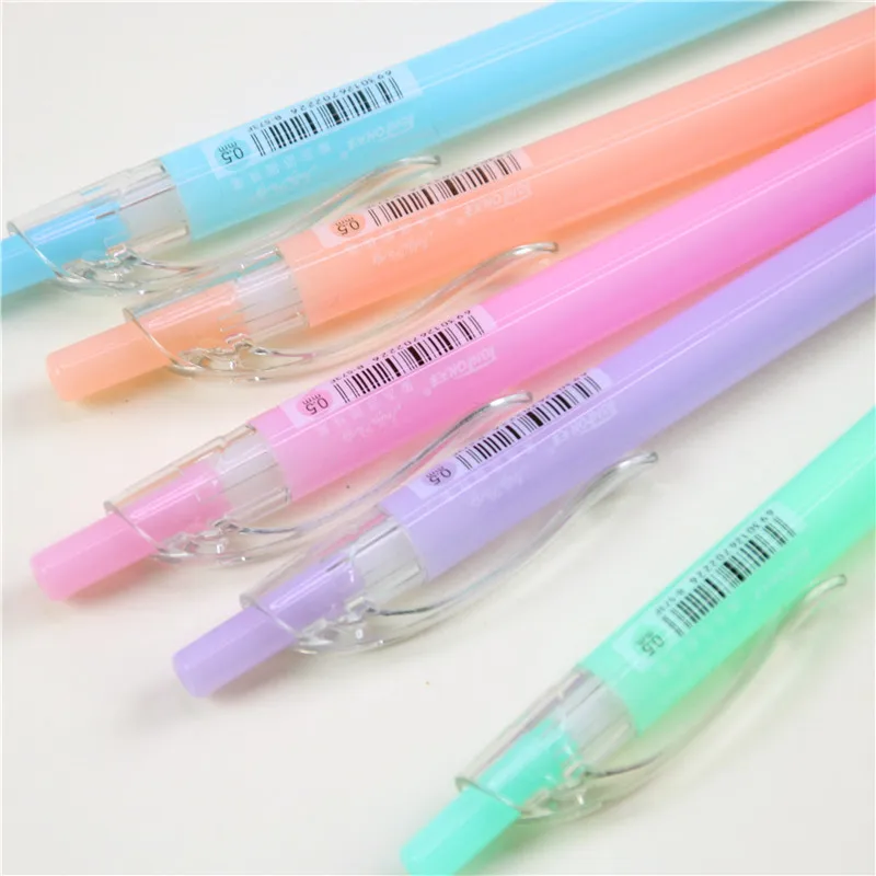 5 шт разноцветные конфеты кавай шариковая ручка пластиковая шариковая ручка школьные принадлежности канцелярские принадлежности