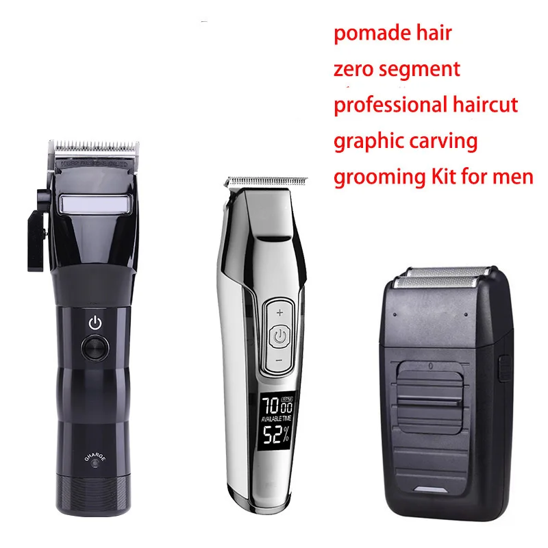 

100-240V Professional Electric Hair Clipper Cordless Oil Head Hair Trimmer Beard Shaver Hair Cutting Machine Barber Mower