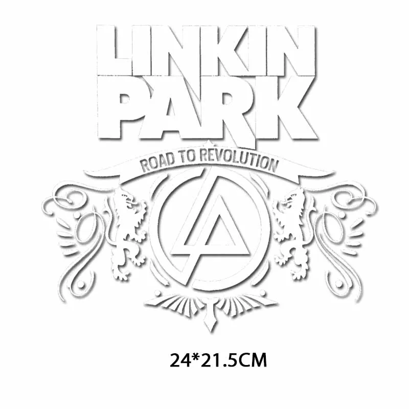 Группа Linkin Park патч с утюгом на переводе панк-рок нашивки с буквами для одежды DIY Футболка аппликация термопереводные виниловые наклейки