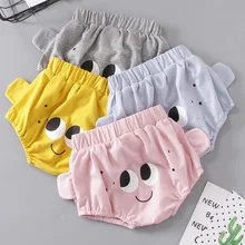 Корейские детские штаны с рисунками из мультфильмов детские шорты их чистого хлопка, детские штаны, детские трусы