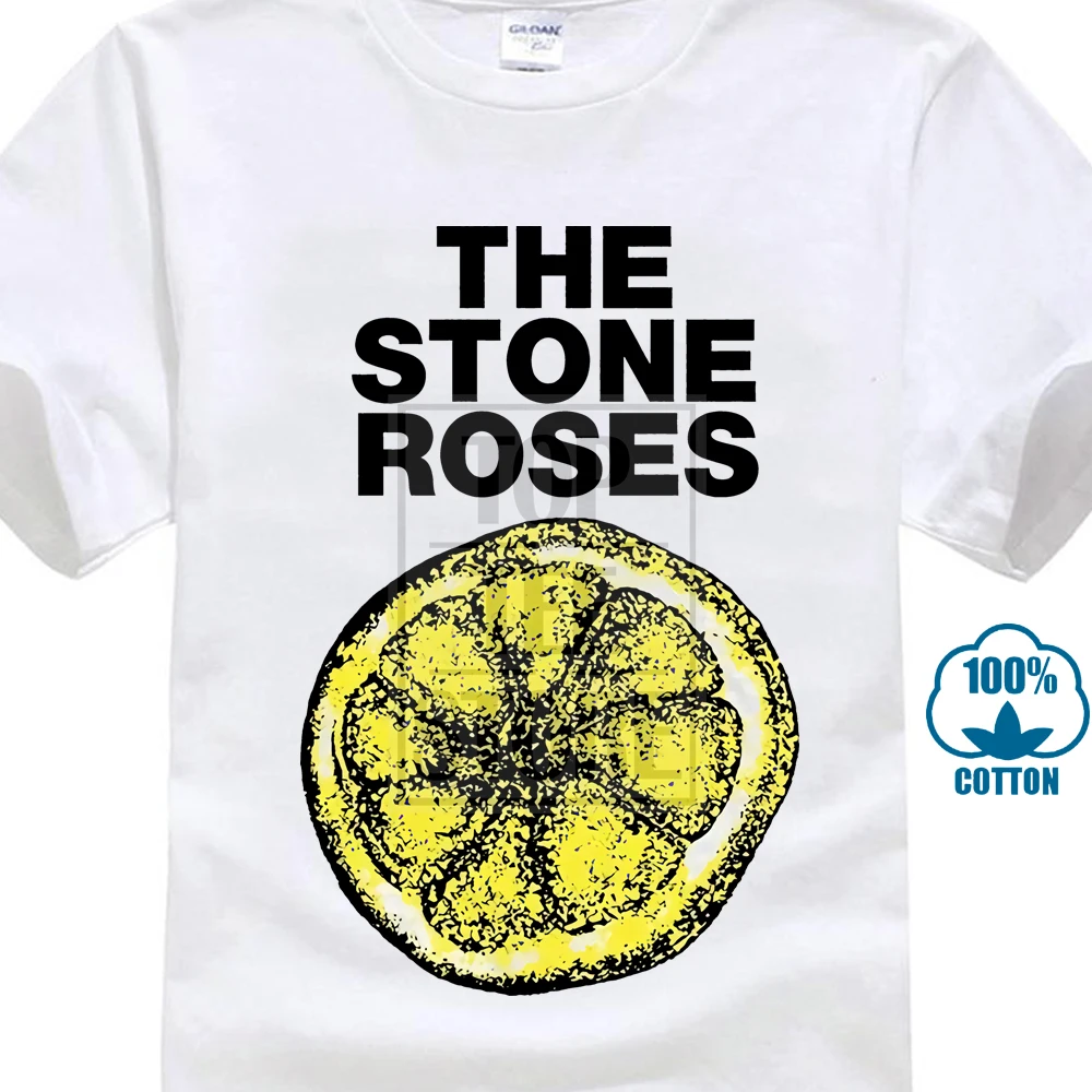 stone roses t shirt lemon