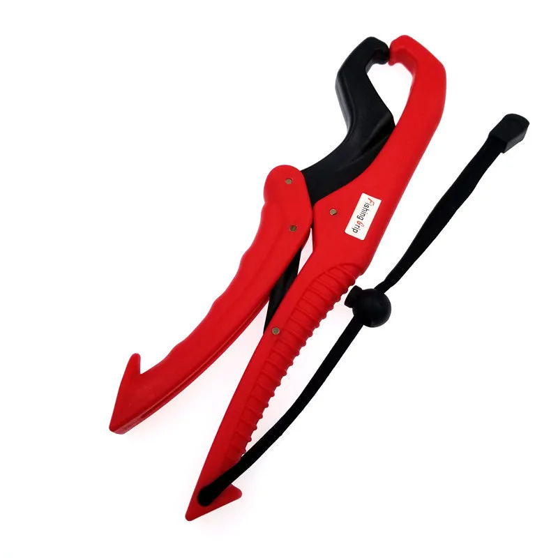 

Plastic Fishing Grip Fish Lip Gripper Controller with Retention Wrist Rope Fishing Tool Tackle Plastic 6"
