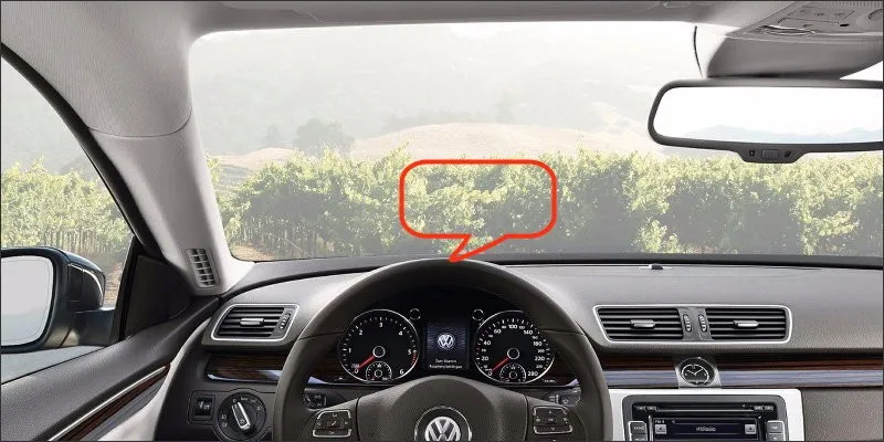 Автомобильный дисплей HUD для безопасного вождения для Volkswagen Passat/CC-отражающее лобовое стекло дисплей экранный проектор