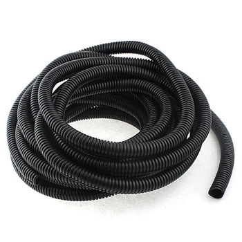 

6.7M Long 12x15.8mm Polyethylene Split Corrugated Tubing Cable Wire Conduit