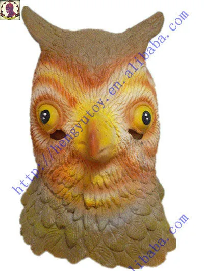 2018 NEW OWL HEAD FULL FACE COSTUME LATEX MASK NON-TOXIC | Дом и сад