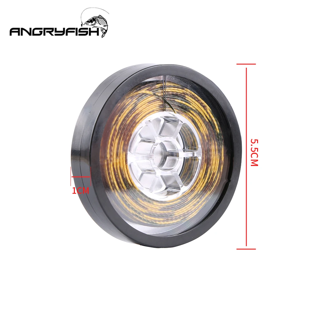 Angryfish 15m Carp fishing line Coated Hook Link 15LB 25LB 35LB Angryfish 15m Carp fishing line Coated Hook Link 15LB 25LB 35LB