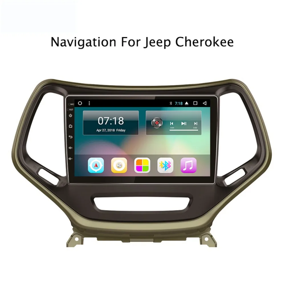 

Super Slim Touch Screen Android 8.1 radio GPS Navigation for JEEP Cherokee 2015-18 headunit tablets Stereo Multimedia Bluetooth