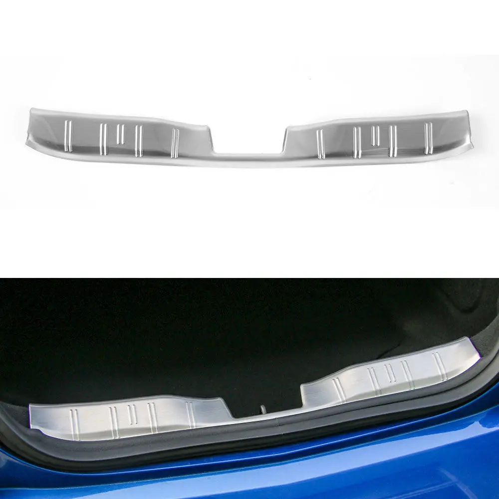 BBQFUKA Car Rear Trunk Entry Guards Cargo Door Sill Scuff Plate Fit