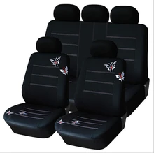 Butterfly Embroidered font b Car b font Seat Cover Universal Fit Most Vehicles Seats font b