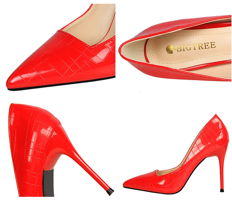 Women's Pumps Shoes' Shallow Slip-On Mules Shoes Women High Heels Party Women Pump High Heels Shoes Fashion Office Lady Shoe New (12)