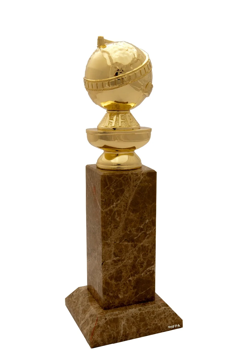 Zinc Alloy Golden Globe Awards Replica Golden Globe Trophy 10 Inches