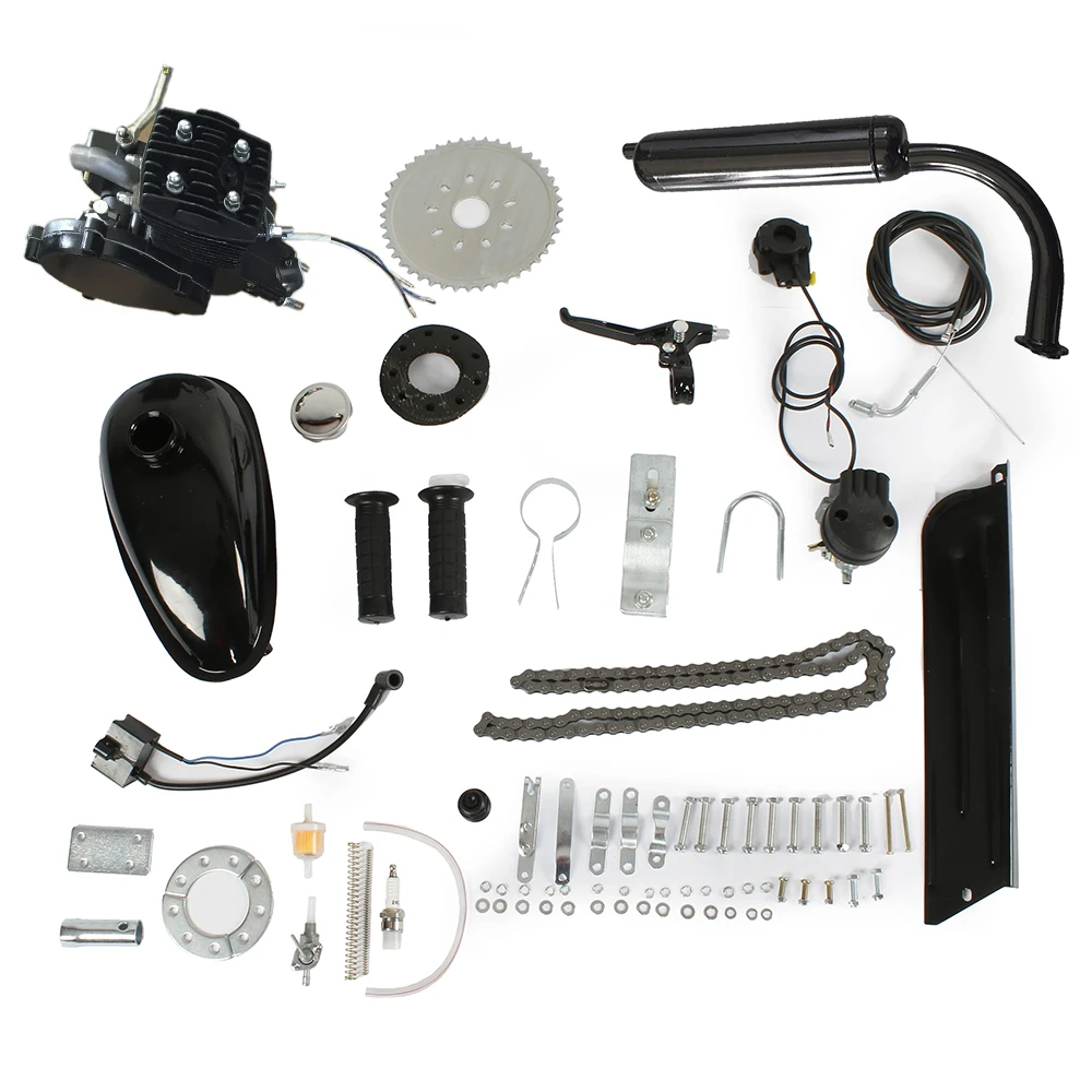 

Durability 80cc Petrol Gas Engine Kit 2-Stroke DIY Bicycle Bike Motor Kit Complete Engine Kits Bike Accessories mtb