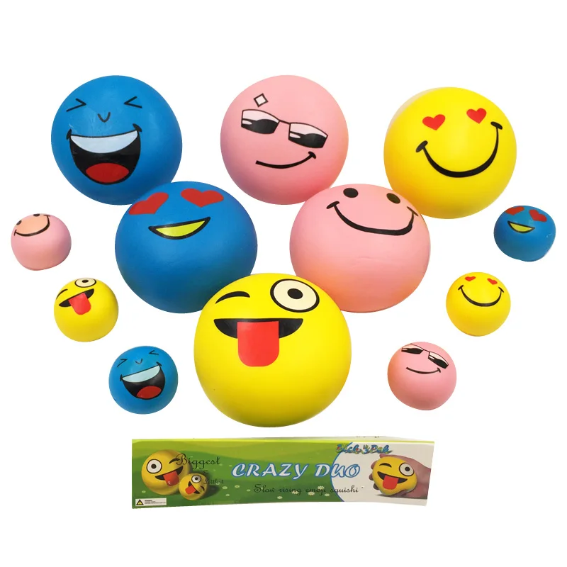 Buy Wholesale Kawaii Emoji Smiley Face Squishies Bun