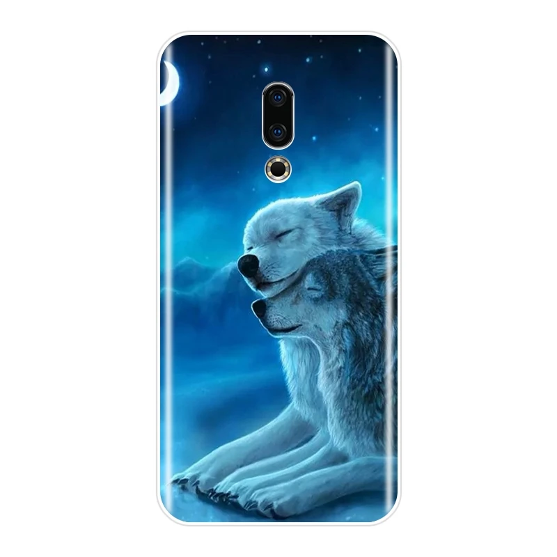 Крутой чехол для телефона с изображением волка s Meizu U10 U20 Pro 6 7 Plus силиконовый
