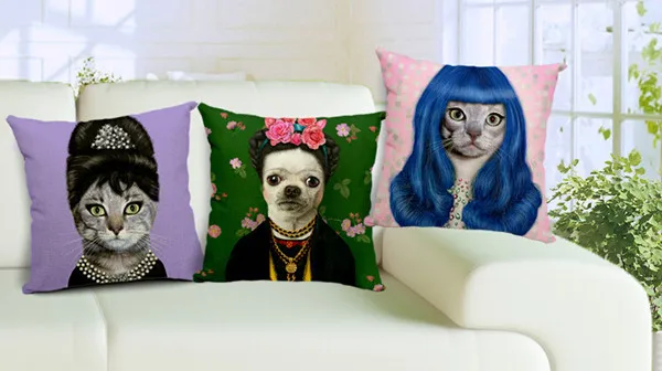 

45cm One piece 3D printed super stars animal cosplay pillow,cushion dog cat puppy soft toys children girls home decoration gift