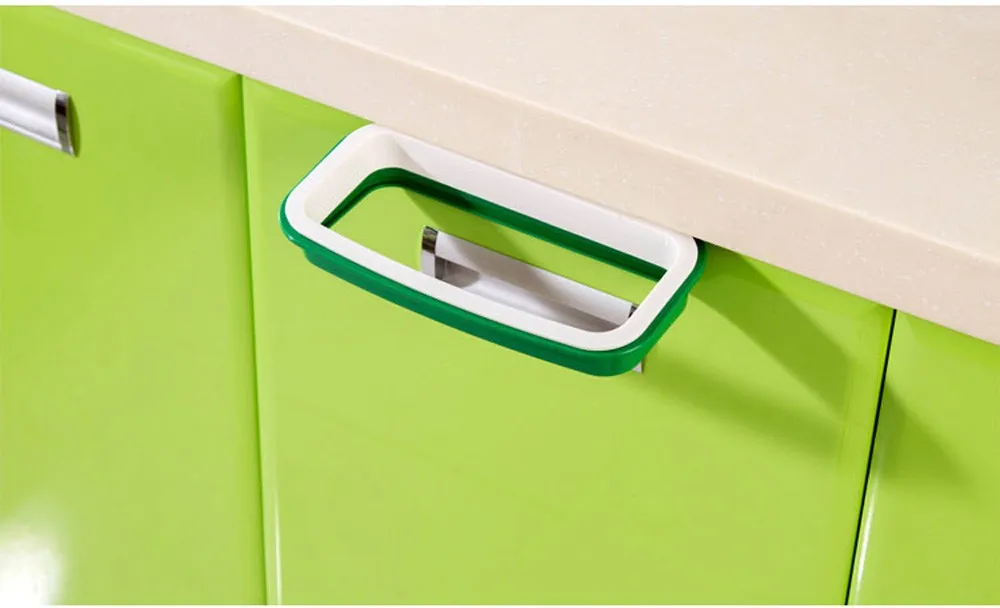 Чистящий инструмент мешок для мусора подставка держатель полки для туалета Кухонные гаджеты шкаф ящик двери повесить мусорное ведро