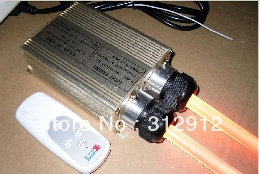 ФОТО Two holes led fiber engine;32W;with remote controller;AC100-240V input