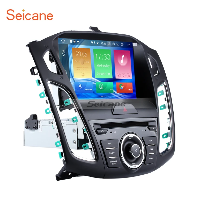 

Seicane 9" 8-core Android 8.0 Car Radio DVD Player Head Unit GPS Navigation For 2015 Ford focus With Bluetooth 4G RAM 1024*600