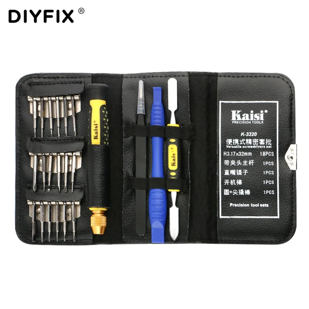 

22 in 1 Mobile Phone Repair Tool Bag Kit Screwdriver Set Tweezers Spudger Scraper for iPhone MacBook Laptop Tablet Repair DIY