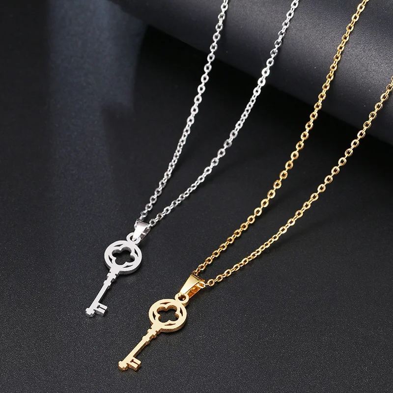 DOTIFI, ожерелье из нержавеющей стали для женщин, модный брелок для влюбленных, ожерелье с ключицей, подарок на день Святого Валентина, ювелирное изделие
