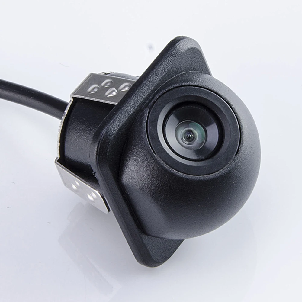 Viecar Автомобильная камера заднего вида(с/без светодиодный) Мини водонепроницаемая парковочная помощь реверсивная задняя HD CCD провод