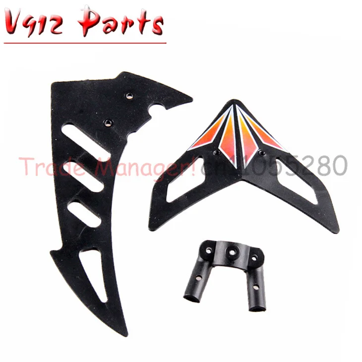 Оптовая продажа Косой Хвост/Empennage украшение V912 27 для WL RC вертолет запасные части