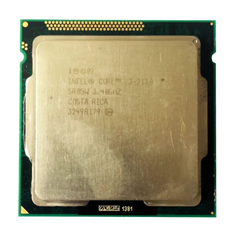 Intel DUAL CORE i3 2130 cpu 3,4 ГГц 3 м кэш LGA 1155 TDP 65 Вт настольный процессор может использовать материнскую плату B75 B85 Z77 H61