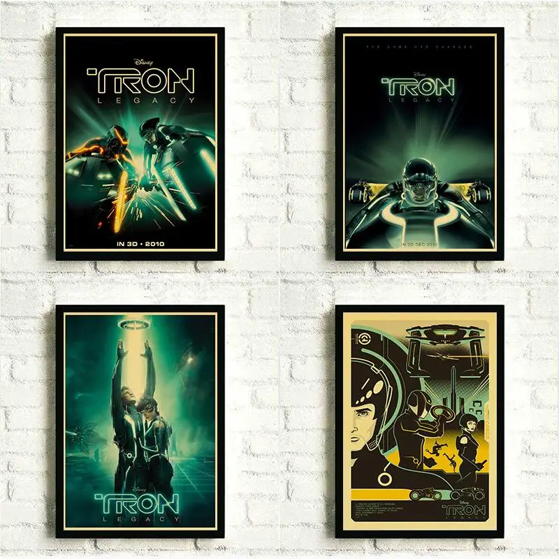 

Sci-Fi Science TRON:Legacy Film Classic Vintage Decoration DIY WallPaper Sticker Home Bar Student Dormitory Posters Decor Gift