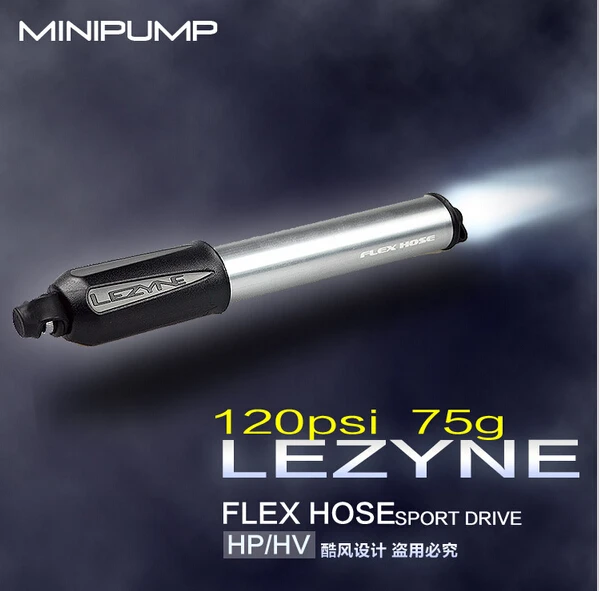 Ultra light bike pump lezyne mini portable bicycle pump mountain bike pump high pressure 120psi FV& AV Ultra light bike pump lezyne mini portable bicycle pump mountain bike pump high pressure 120psi FV& AV