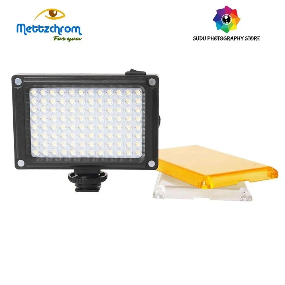 

METTZCHROM ft-96 Pro Led Light For Canon Nikon Sony Olympus Pentax Samsung 2 color Led Light