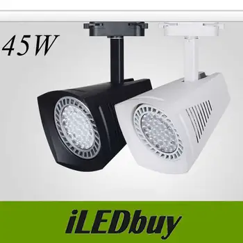 

LED Track Light 45W Led Spotlights AC110-240V Modern Ceiling Home Wall Deco Track Rail Spot Fixture for Retail Shop Art Gallery