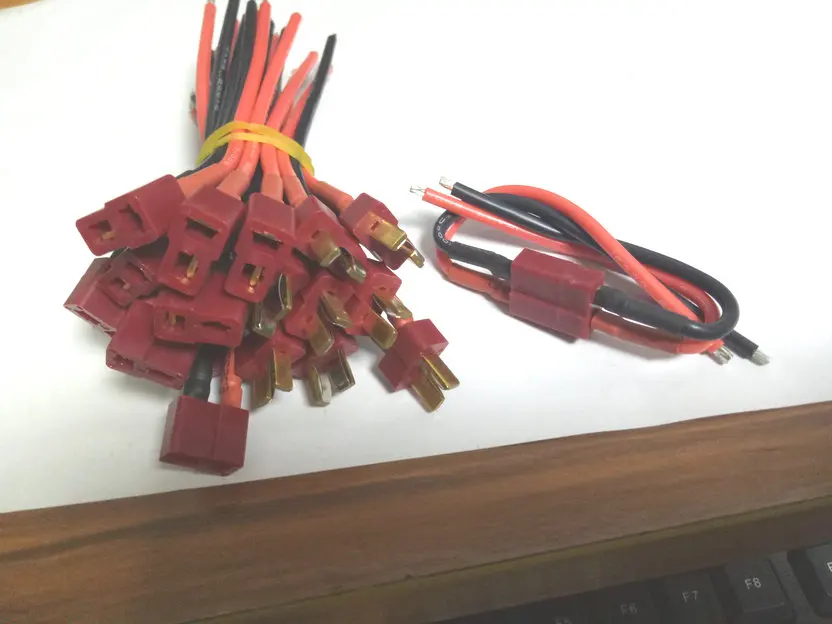 10 шт. Т образный разъем M & F с силиконовой проволокой см 16 AWG модель f/ RC|connector f|connector