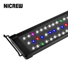 NICREW классический светодиодный светильник, плюс RGB, рыболовный светильник, аквариумный светодиодный светильник, s лампе, полный спектр, лампа для аквариума 30-48 см