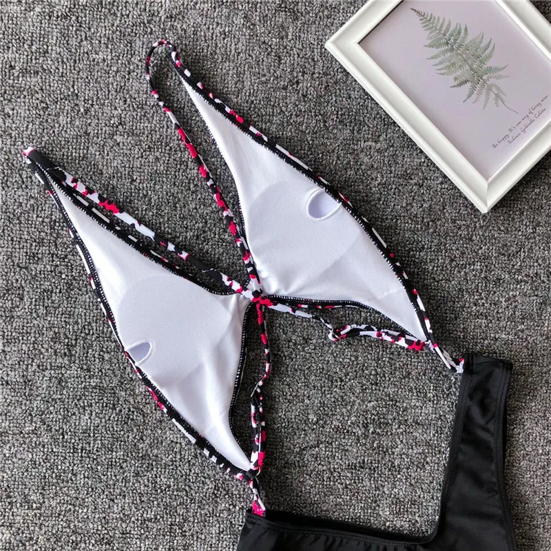 Bikinx пуш-ап бикини халат с v-образным вырезом Леопардовый принт купальник сплошной на завязках женский купальник-монокини летний купальный костюм