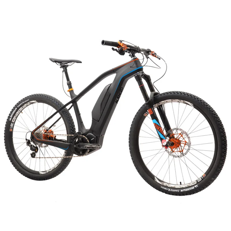 Coutom 27.5inch Carbon fiber electric mountain bicycle AM all-terrain mountain bike electric carbon fiber electric pro ebike