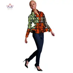 2019 Новая африканская восковая штамповка пальто Дашики Блейзер Плюс Размеры 6xl Африка Стиль Костюмы для Для женщин повседневный