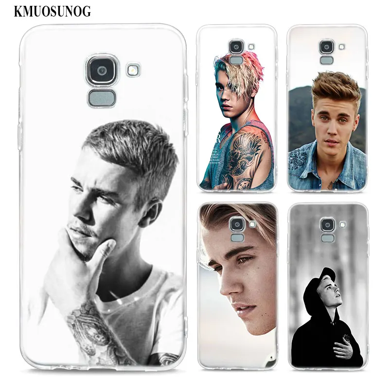 Transparent Soft Silicone Phone Case Justin bieber For Samsung Galaxy j8 j7 j6 j5 j4 j3 Plus 2018 2017 Prime