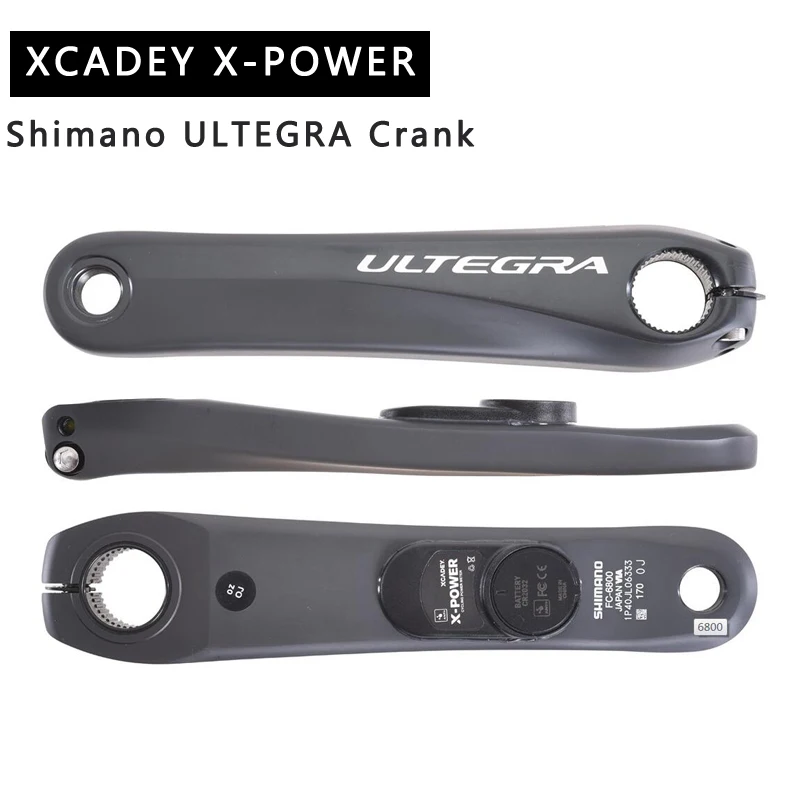 

XCADEY Bicycle Computer Power Meter for SHIMANO ULTEGRA R8000 6800 Crank Support Bluetooth /ANT+ Supports GARMIN Bryton